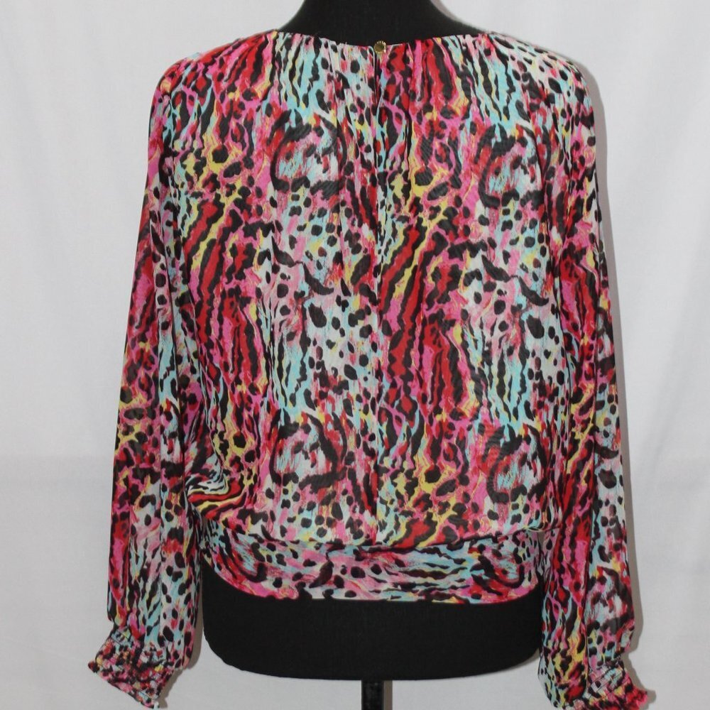 Marc New York Multi-Color Leopard Print Top - image 7